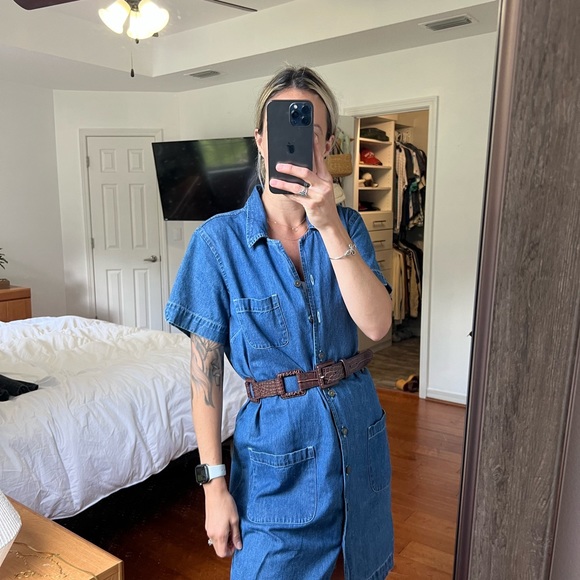 Vintage leather belt - Picture 3 of 6